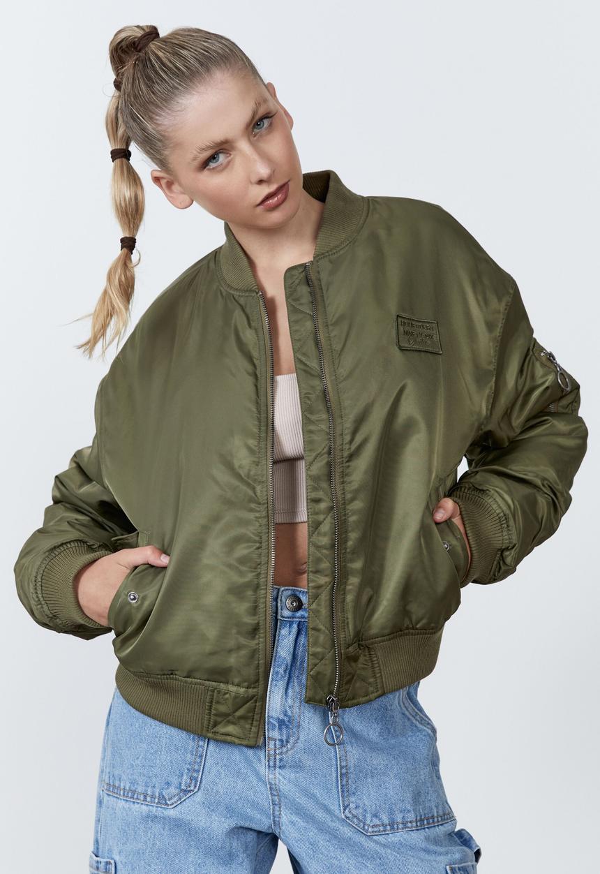 Factorie - Ma1 bomber jacket - olive night/homecourt