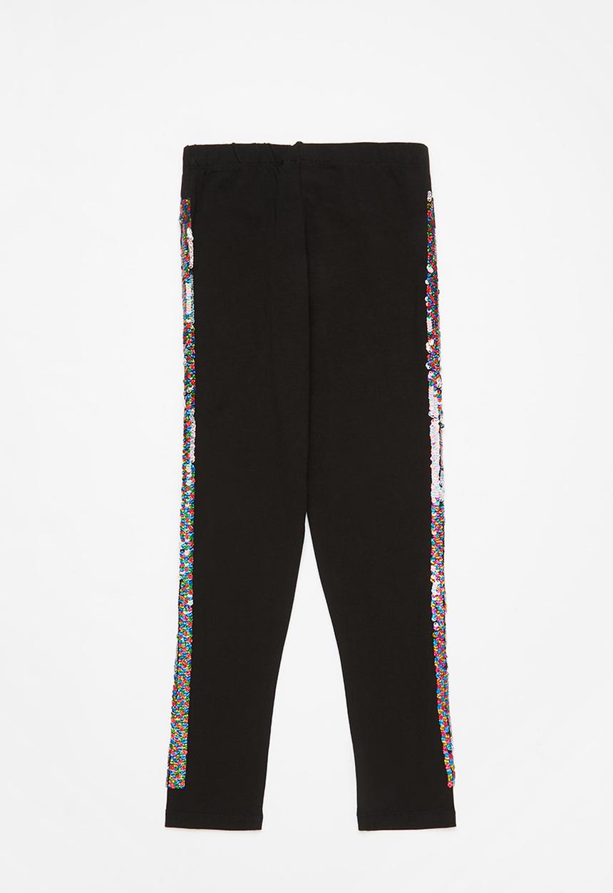 Koton Kids - Side-tape leggings - black