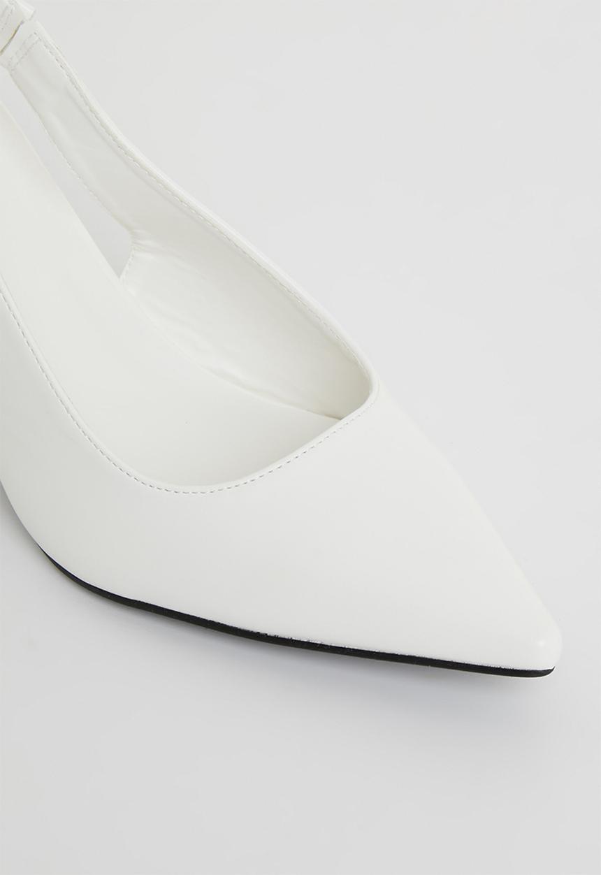 Superbalist - Lisa closed block heel - white