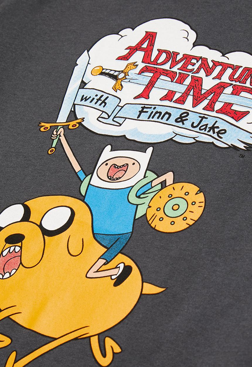 Koton Kids - Adventure time tee - dark grey