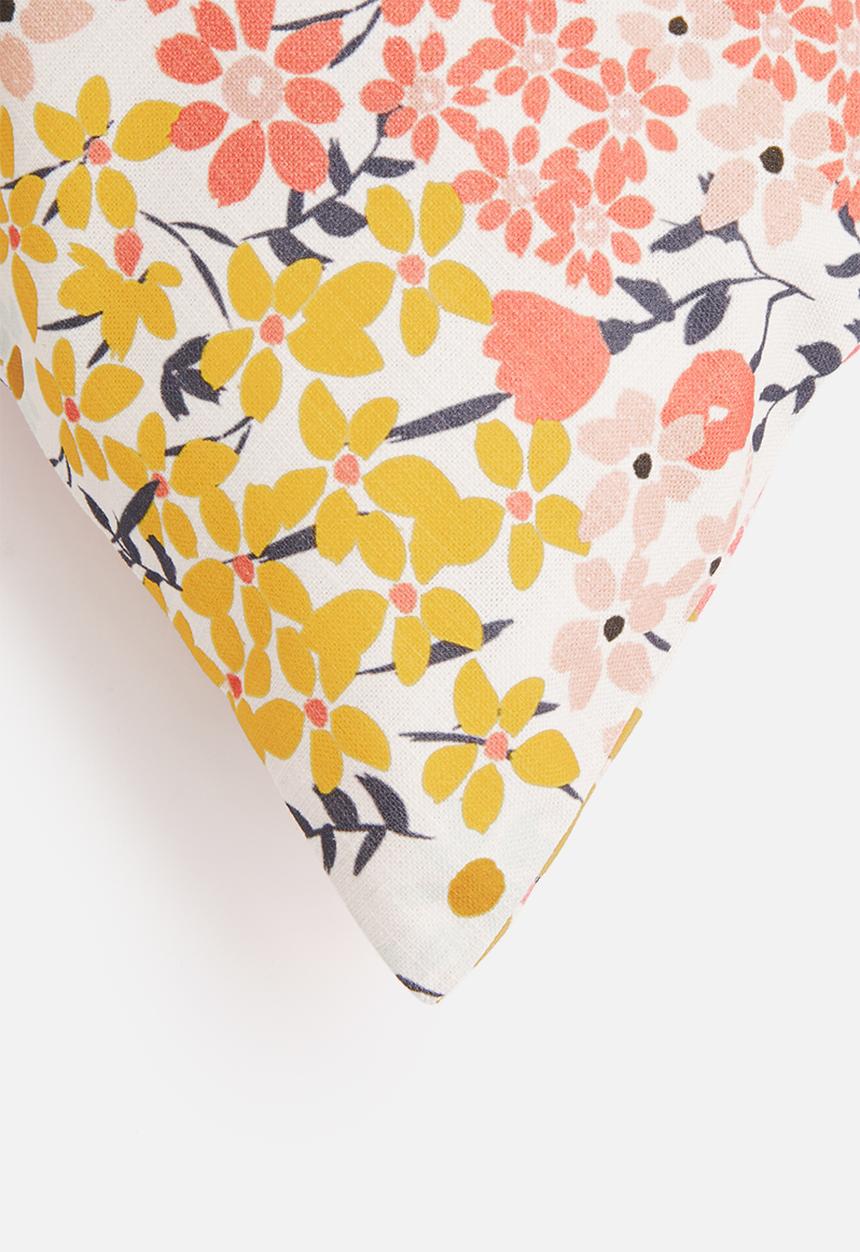 Sixth Floor - Blooming kids cushion cover - multi