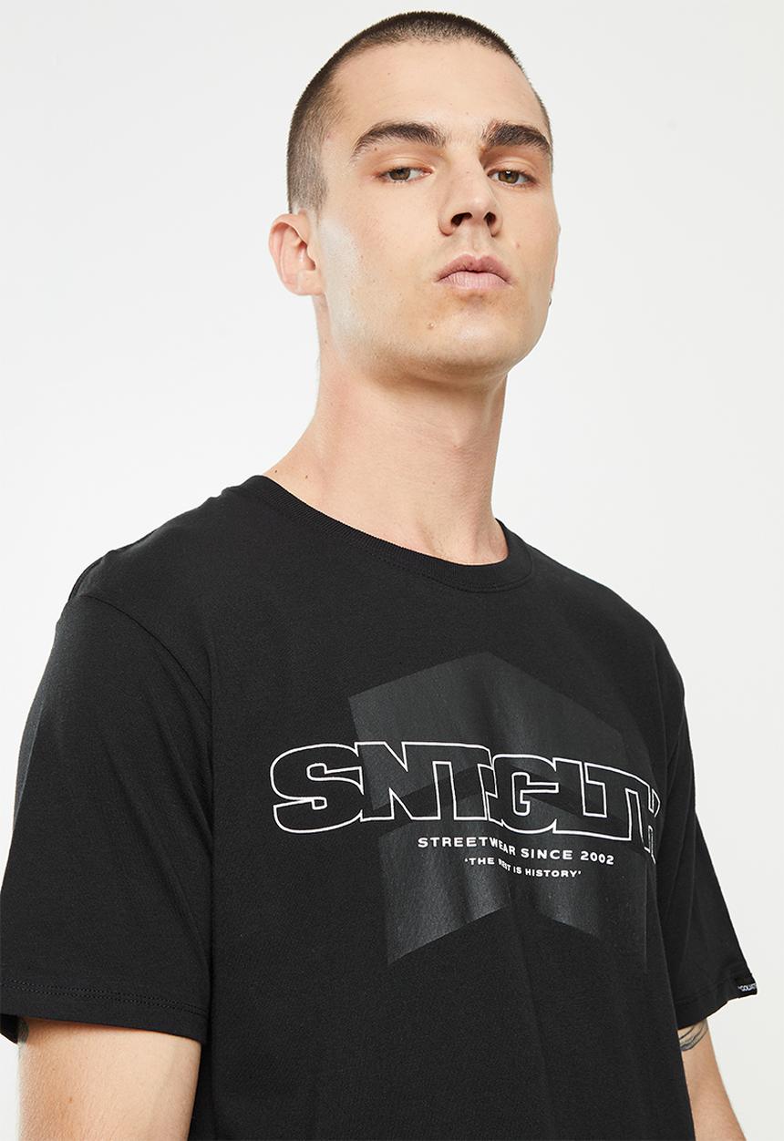 St. Goliath - Chevron tee - black