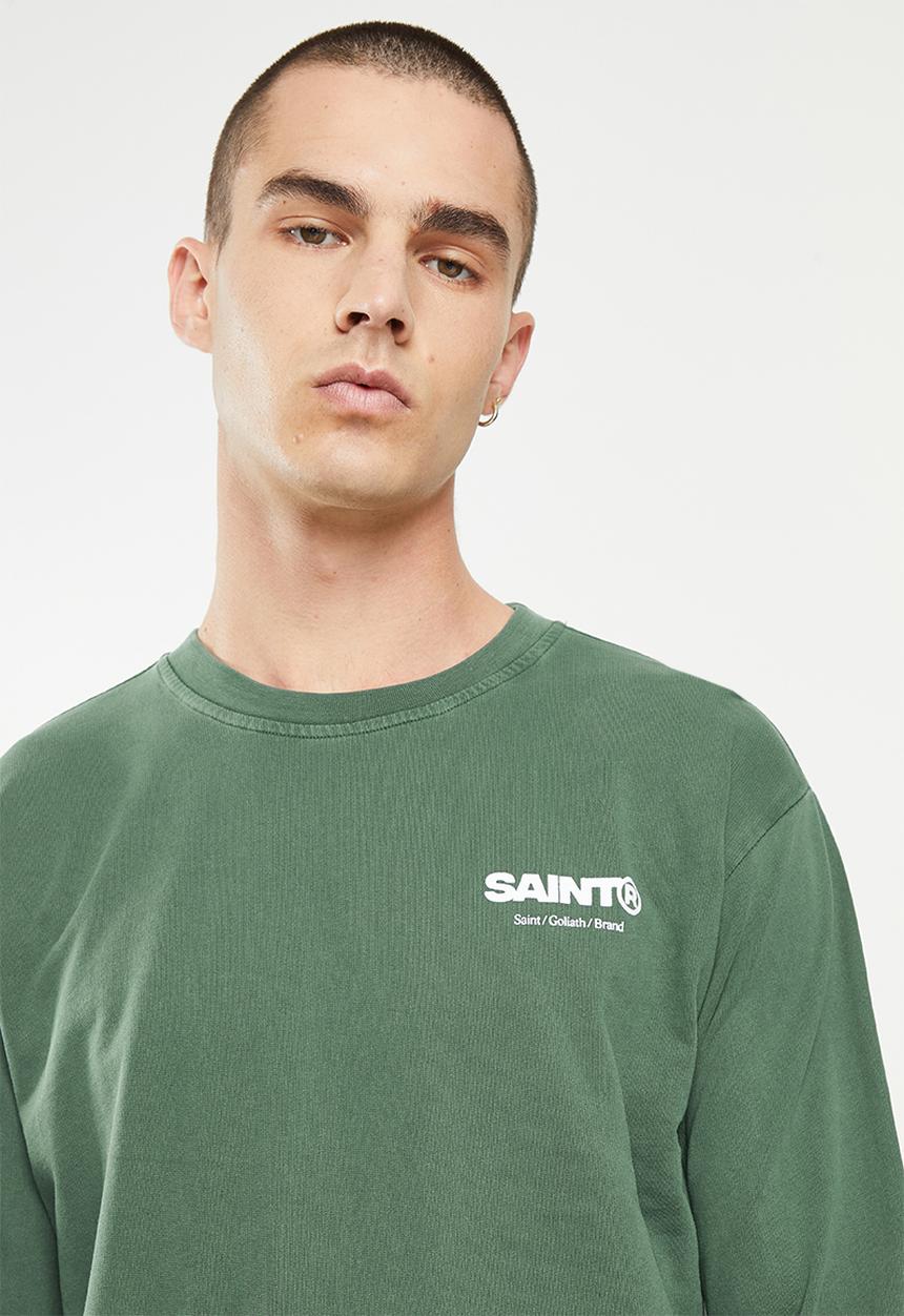 St. Goliath - Acres long sleeve tee - green