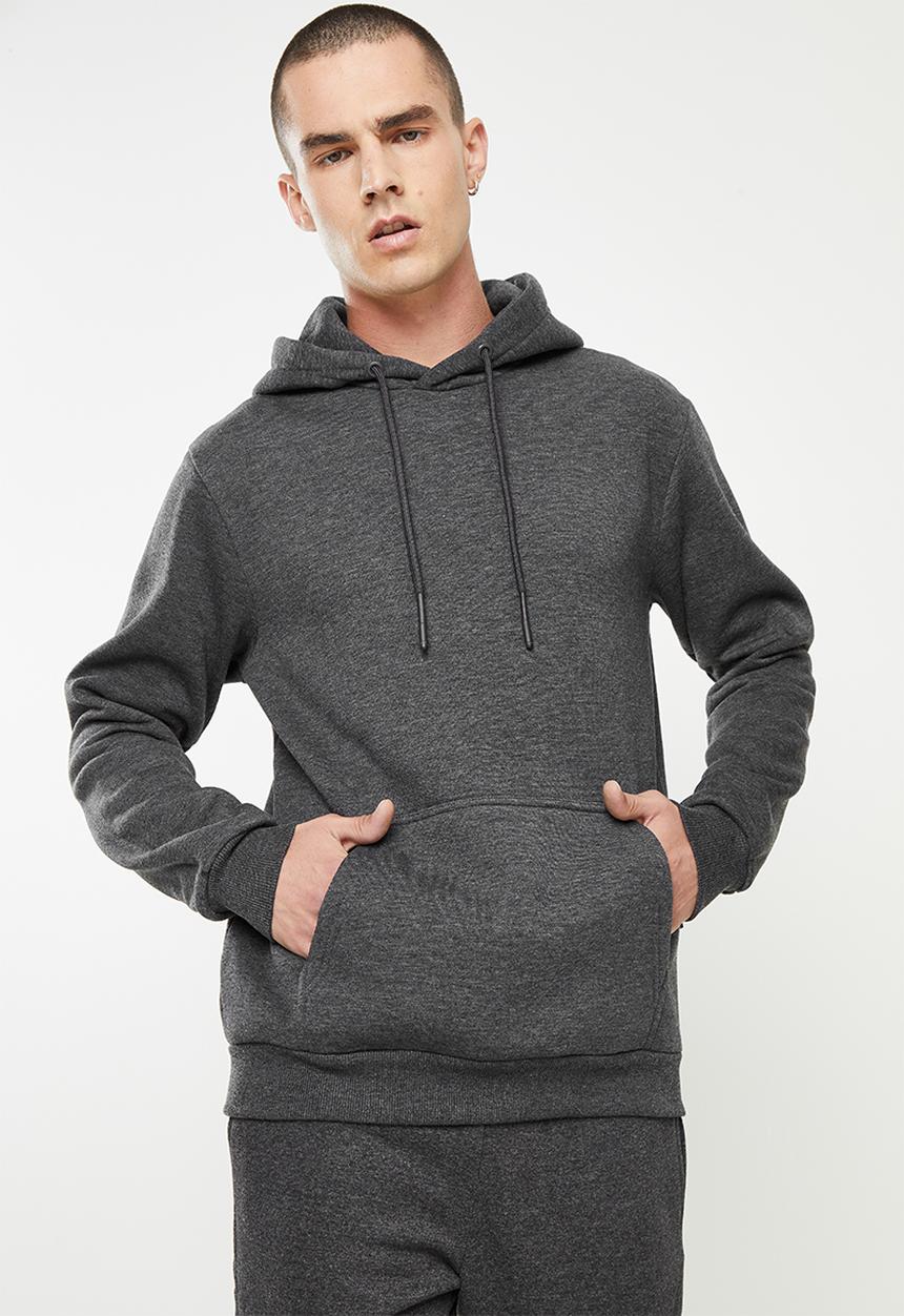 Only & Sons - Onsceres life hoodie sweat - charcoal