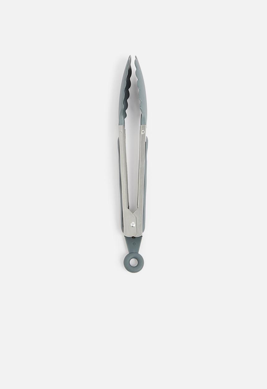 Excellent Houseware - Stainless steel tongs - antracite