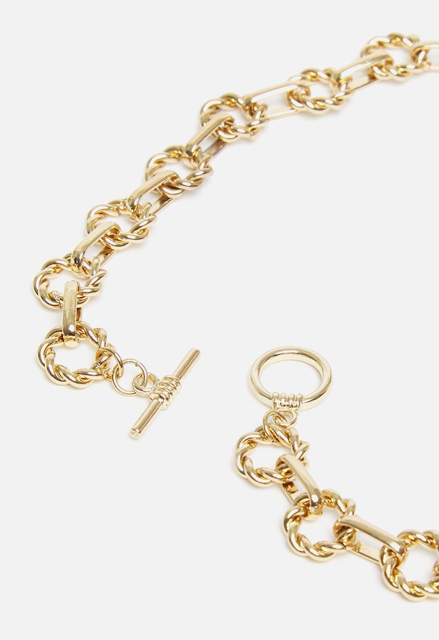 Superbalist - Circular link necklace - gold