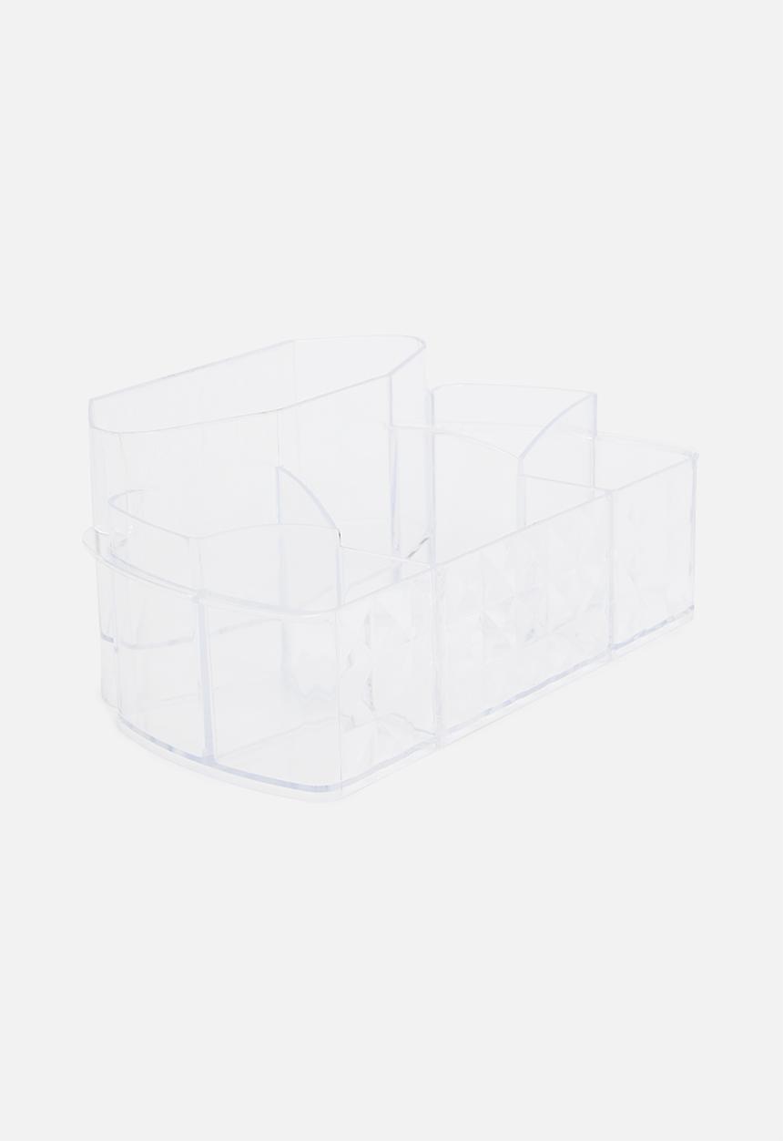 Sixth Floor - Tier makeup organiser - clear