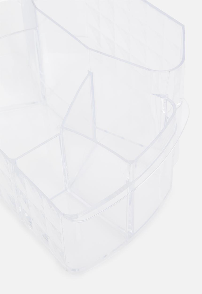 Sixth Floor - Tier makeup organiser - clear