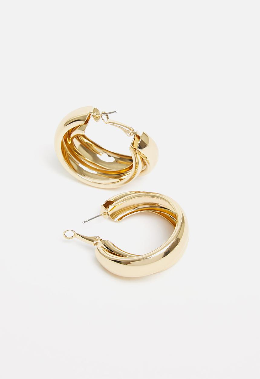 Superbalist - Naiya hoop earrings - gold