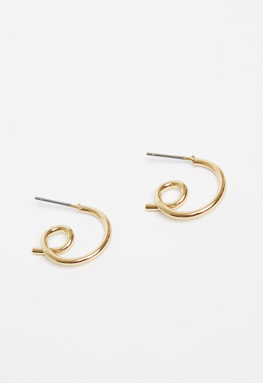 Superbalist - Connie hoop earrings - gold