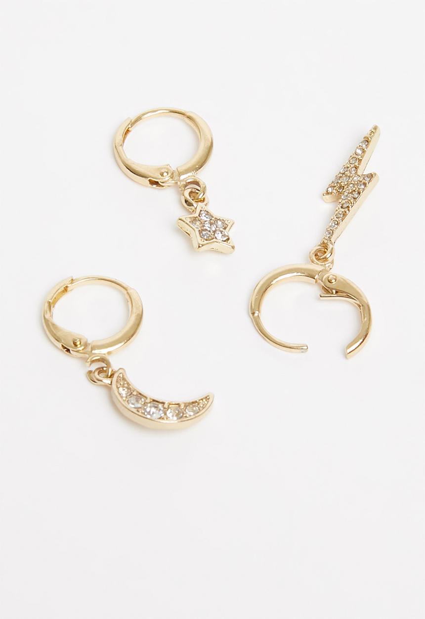 Superbalist - Lauren earring pack - gold