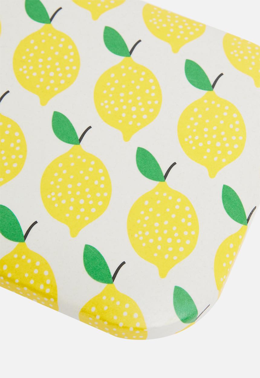 Excellent Houseware - Lemon lunch box - green & yellow 