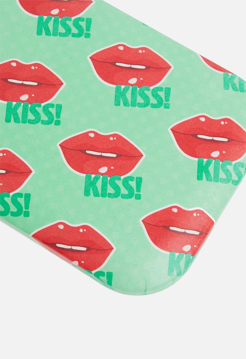 Excellent Houseware - Kisses lunch box - green & red 