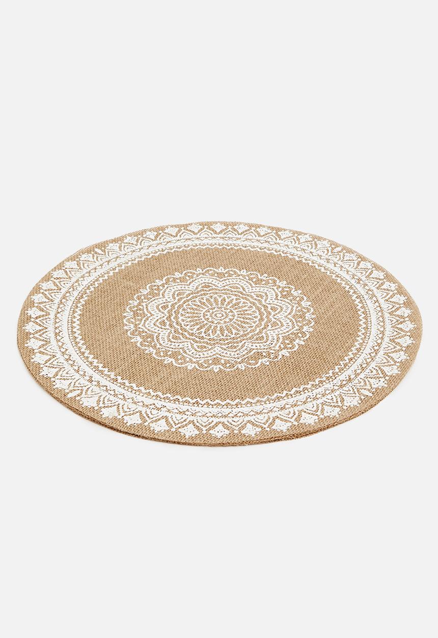 Excellent Houseware - Jute placemats - set of 4