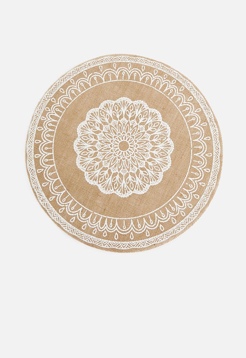 Excellent Houseware - Jute placemats - set of 4