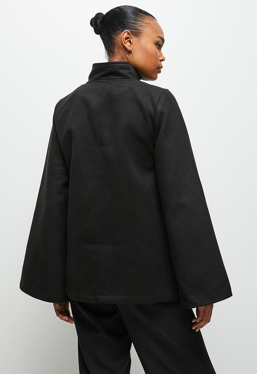 edit - The Military Cape - black