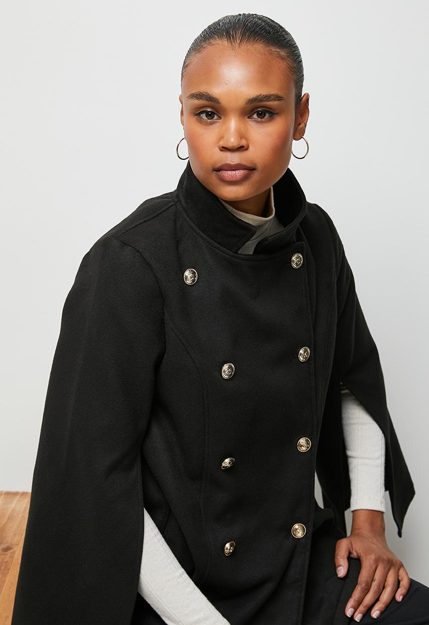 edit - The Military Cape - black