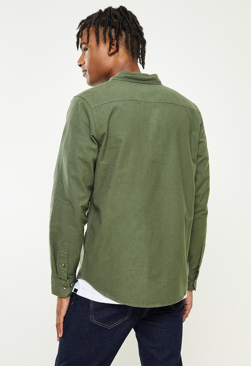 Hurley - Solid long sleeve shirt - olive