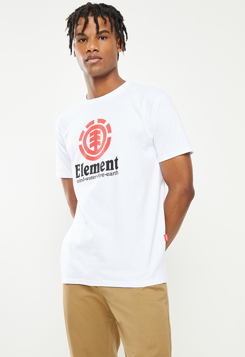 Element - Vertical tee - optic white