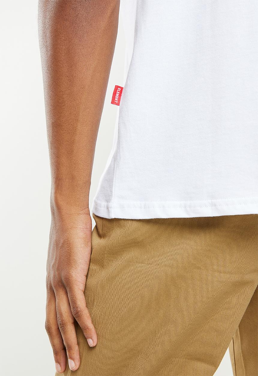 Element - Vertical tee - optic white