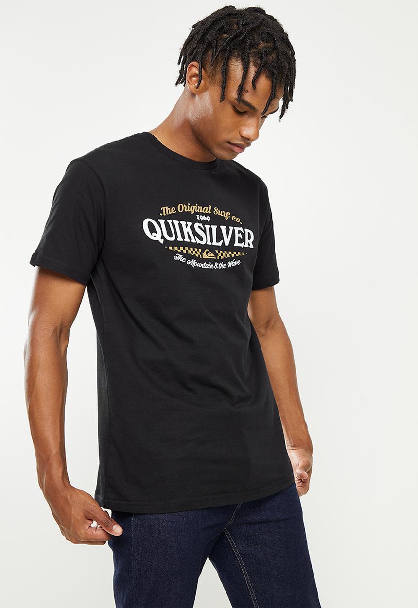 Quiksilver - Check on it tee - black