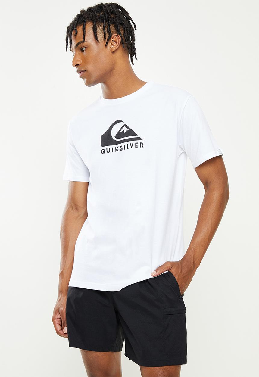 Quiksilver - Corp logo tee - white
