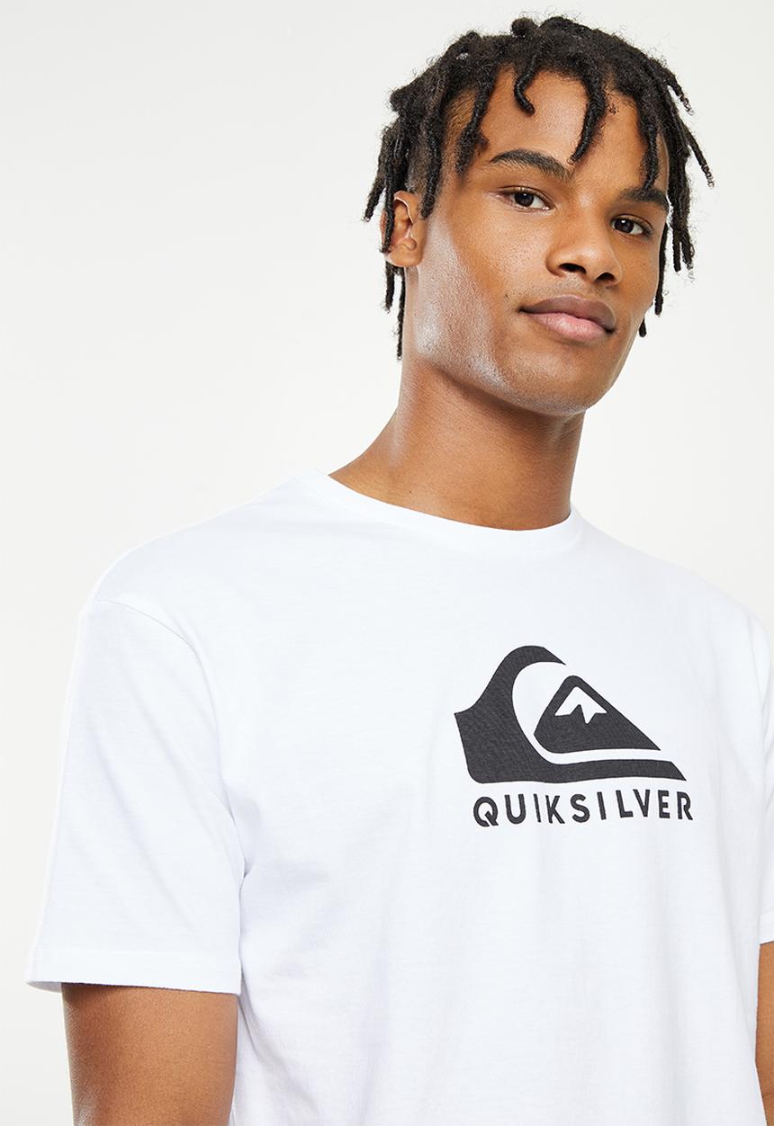 Quiksilver - Corp logo tee - white