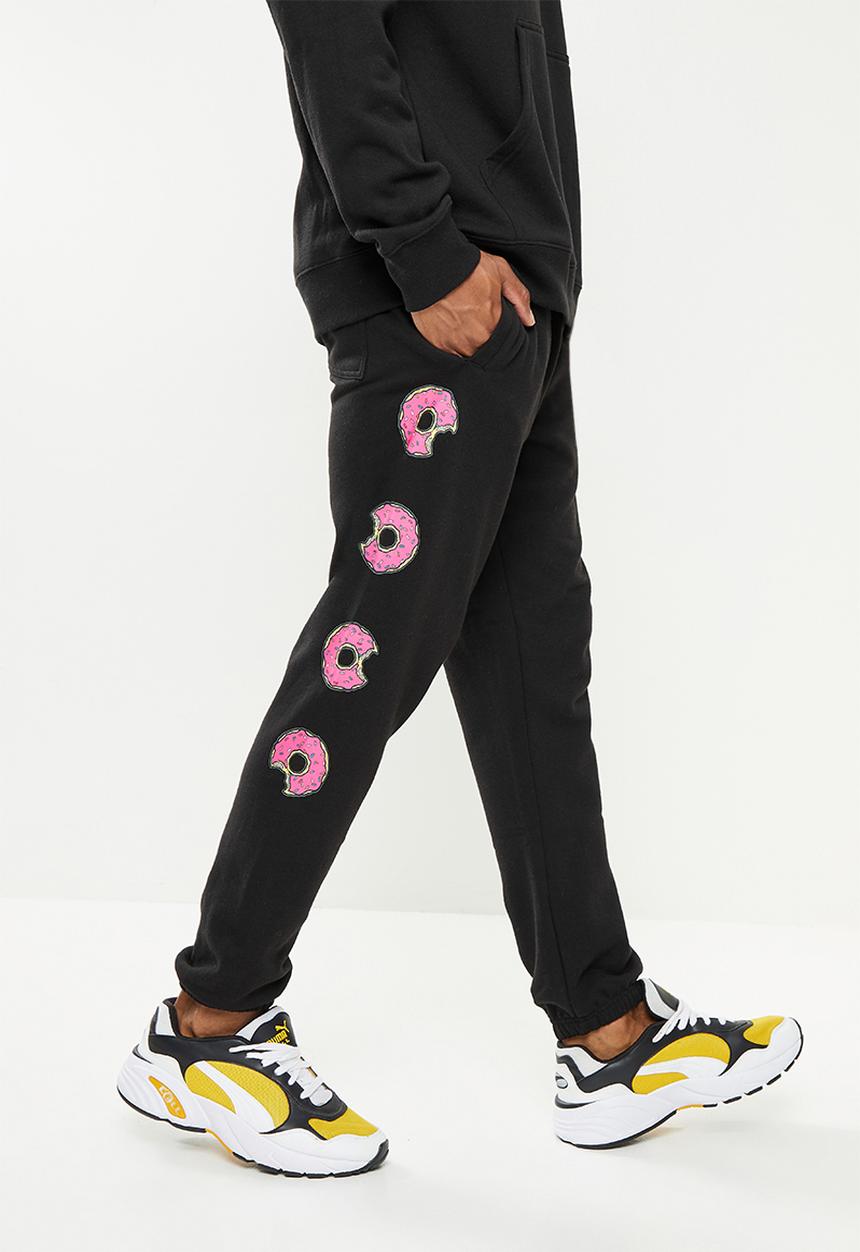Billabong  - The Simpsons™ Donut Fleece Pants - Black