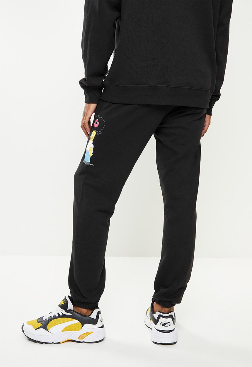 Billabong  - The Simpsons™ Donut Fleece Pants - Black