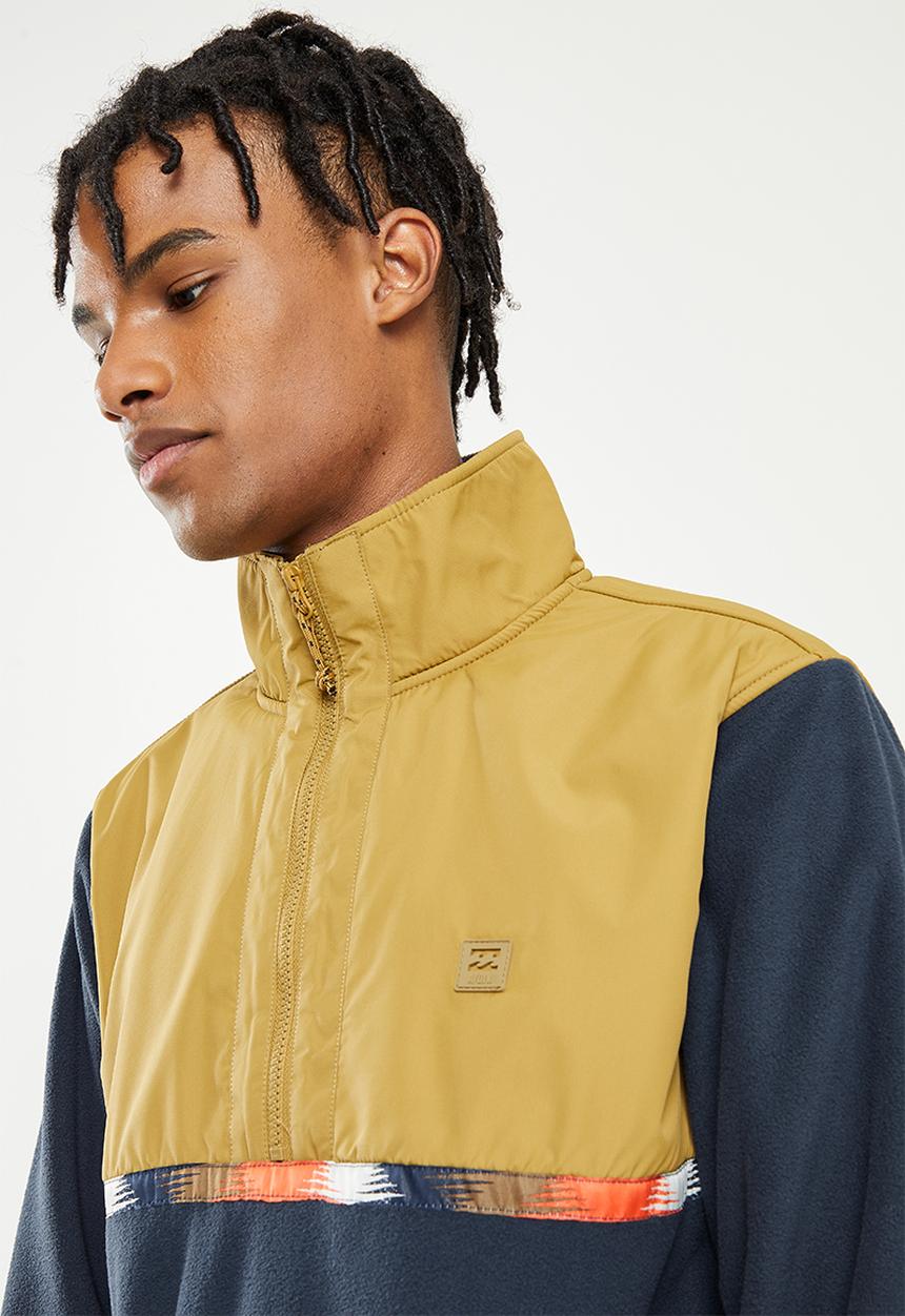 Billabong  - Boundary Mock Lite Pullover - Navy