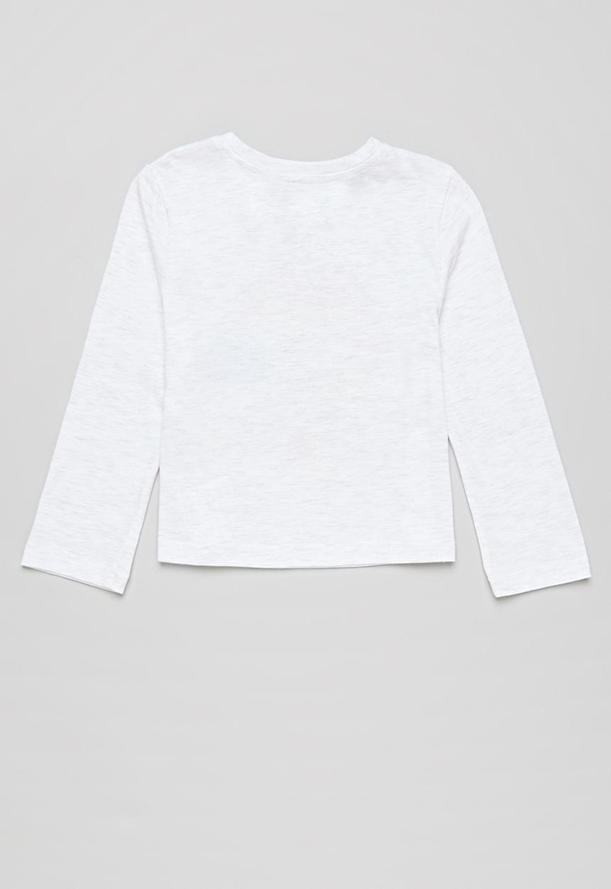 Superbalist Kids - Girls long sleeve printed tee - ice melange