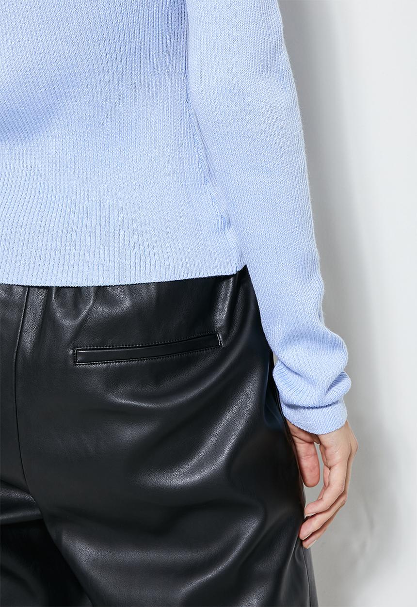 Superbalist - Crop turtle neck - dusty blue