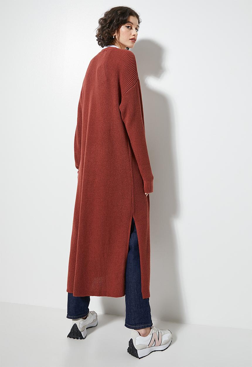 Superbalist - Chunky coatigan - rust