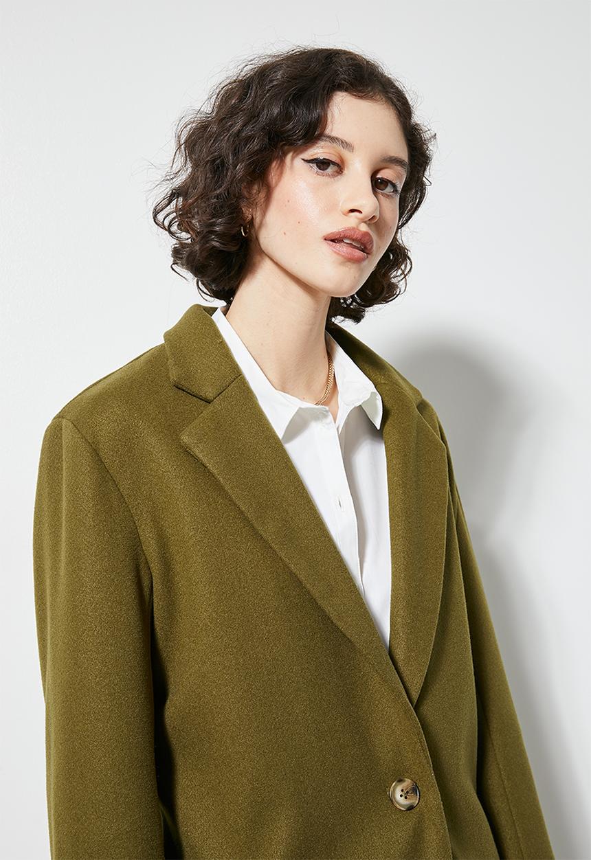 Superbalist - Maxi blazer coat - new olive