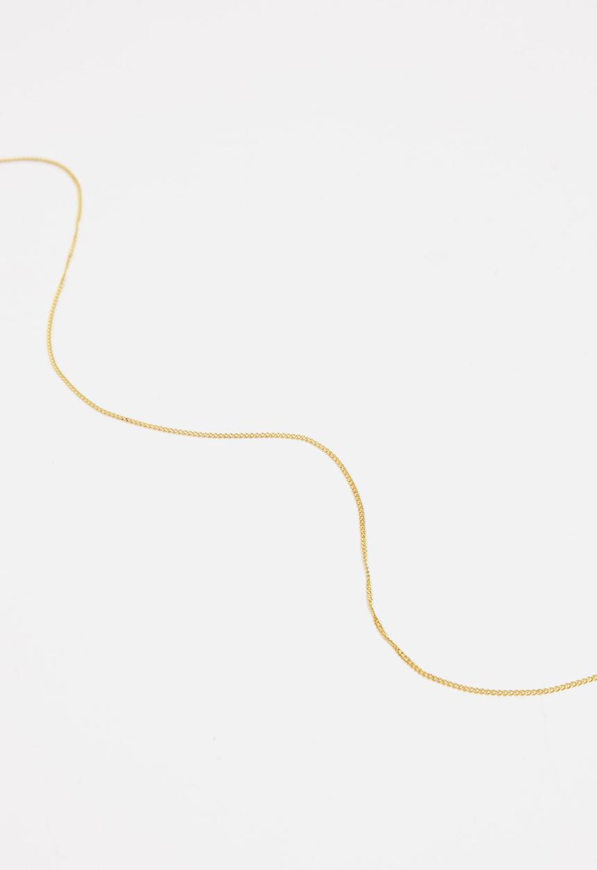 Matter of Fakt - Light og chain 1mm - silver gold plates