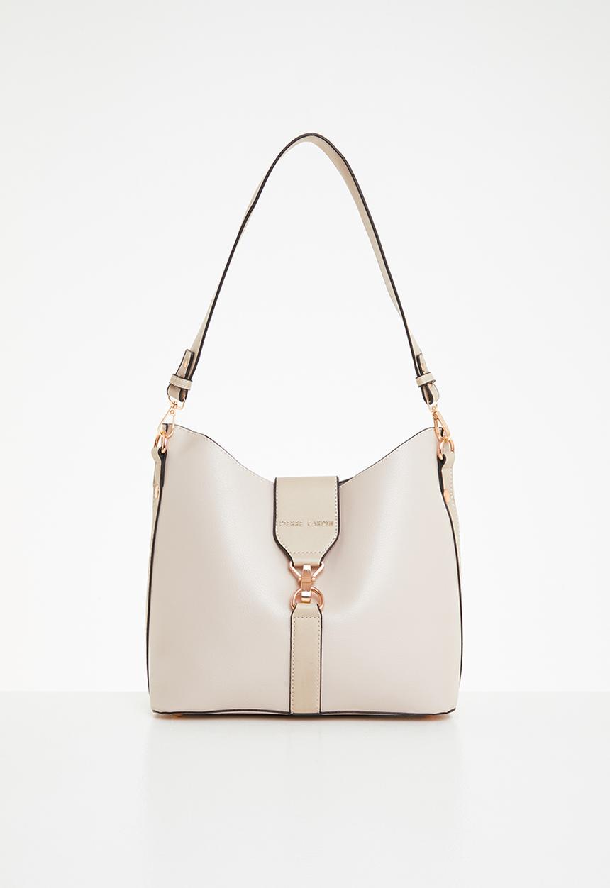 Pierre Cardin - Rene clip crossbody - natural pu