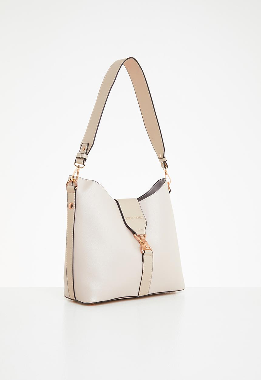 Pierre Cardin - Rene clip crossbody - natural pu