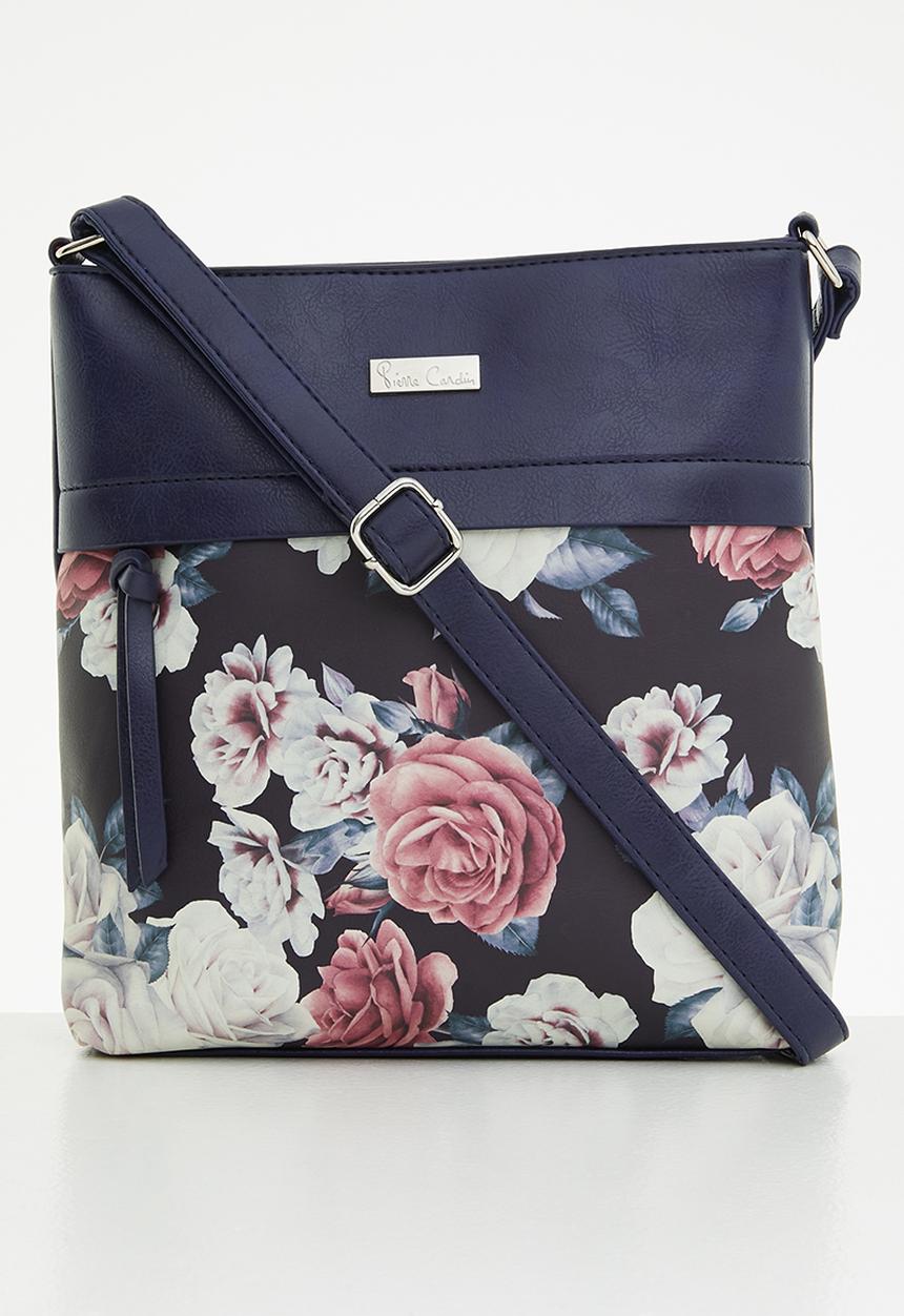 Pierre Cardin - Romantic floral crossbody floral - navy