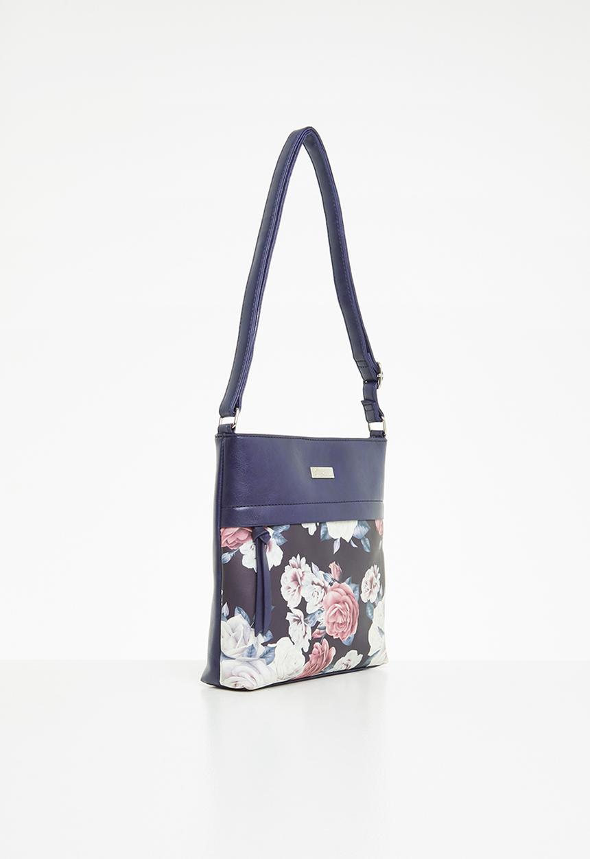 Pierre Cardin - Romantic floral crossbody floral - navy