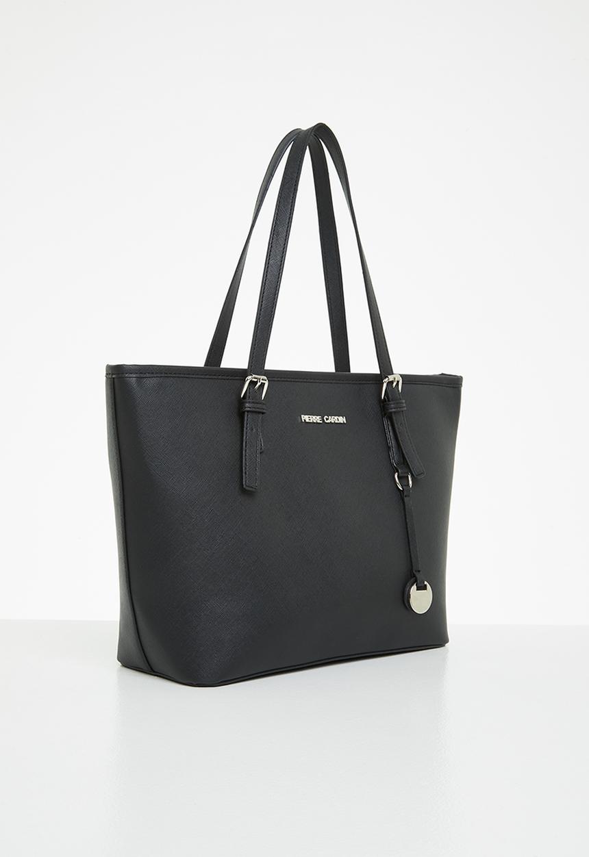 Pierre Cardin - Vanida saffiano tote - black