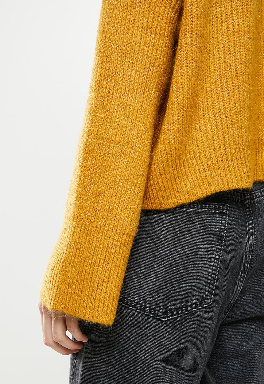 Koton - High neck long sleeve jumper - yellow