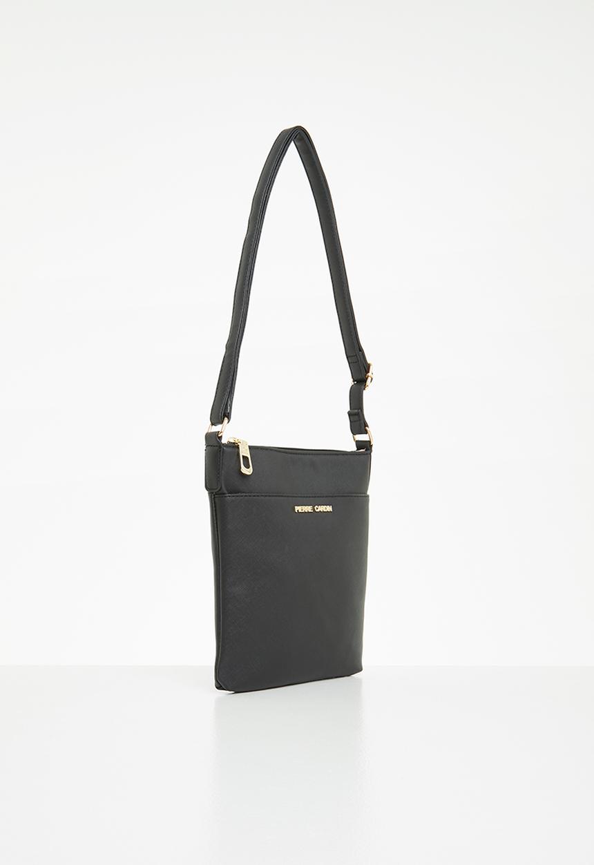 Pierre Cardin - Vanida saffiano crossbody - black pu saffiano