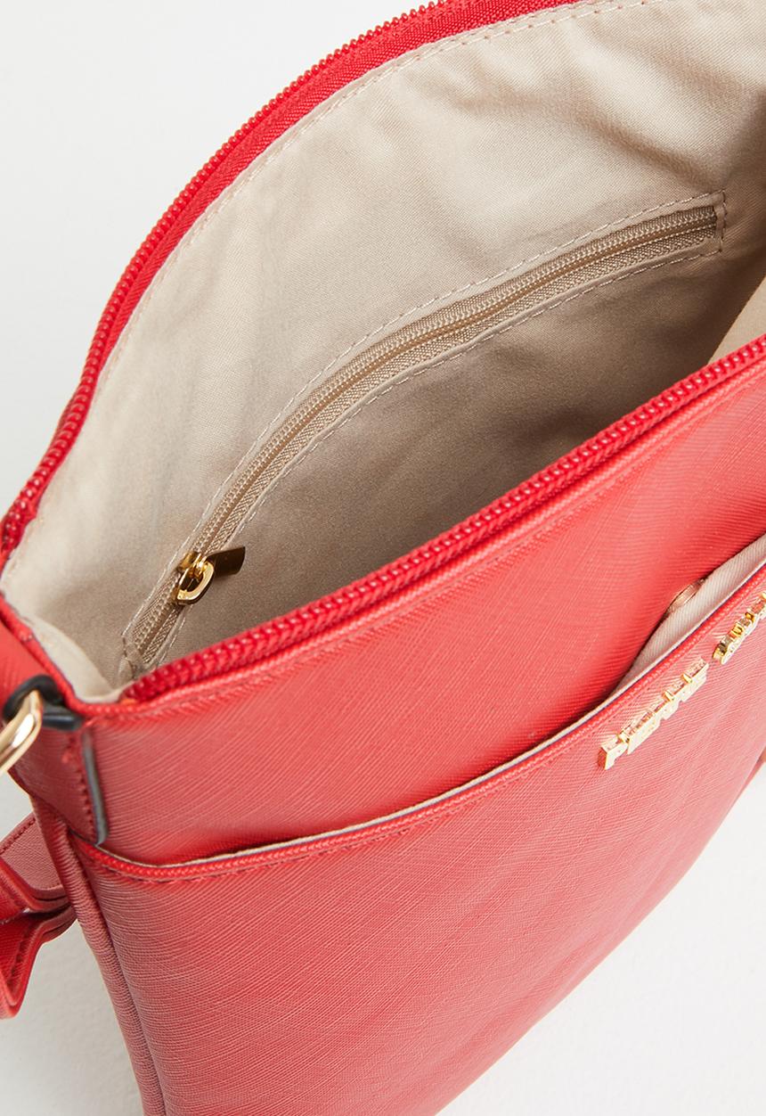 Pierre Cardin - Vanida saffiano crossbody - red 