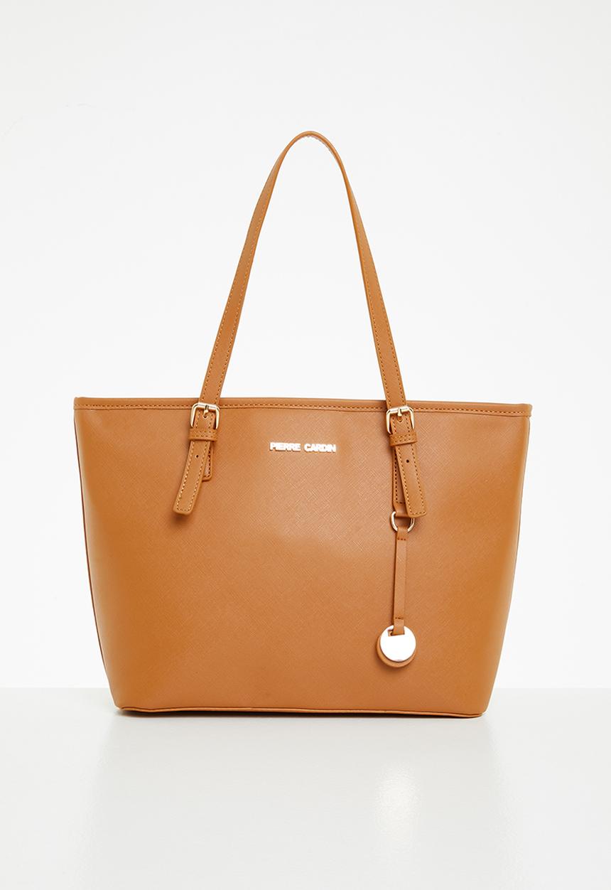Pierre Cardin - Vanida saffiano tote - camel pu saffiano
