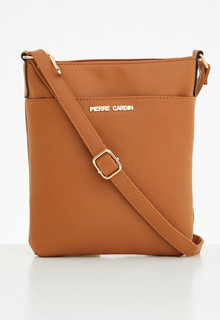 Pierre Cardin - Vanida saffiano crossbody - camel
