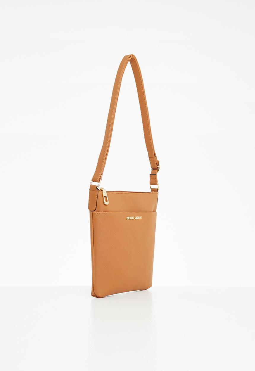 Pierre Cardin - Vanida saffiano crossbody - camel