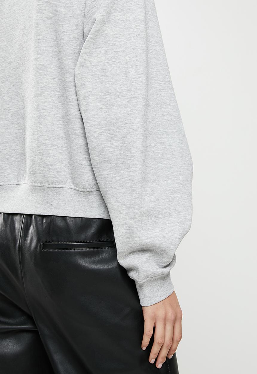 ONLY - Jennifer life long sleeve o-neck box sweater - light grey melange