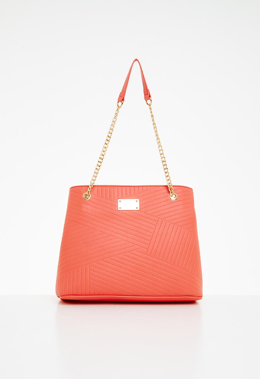 Pierre Cardin - Paris chain shoulder bag - salmon