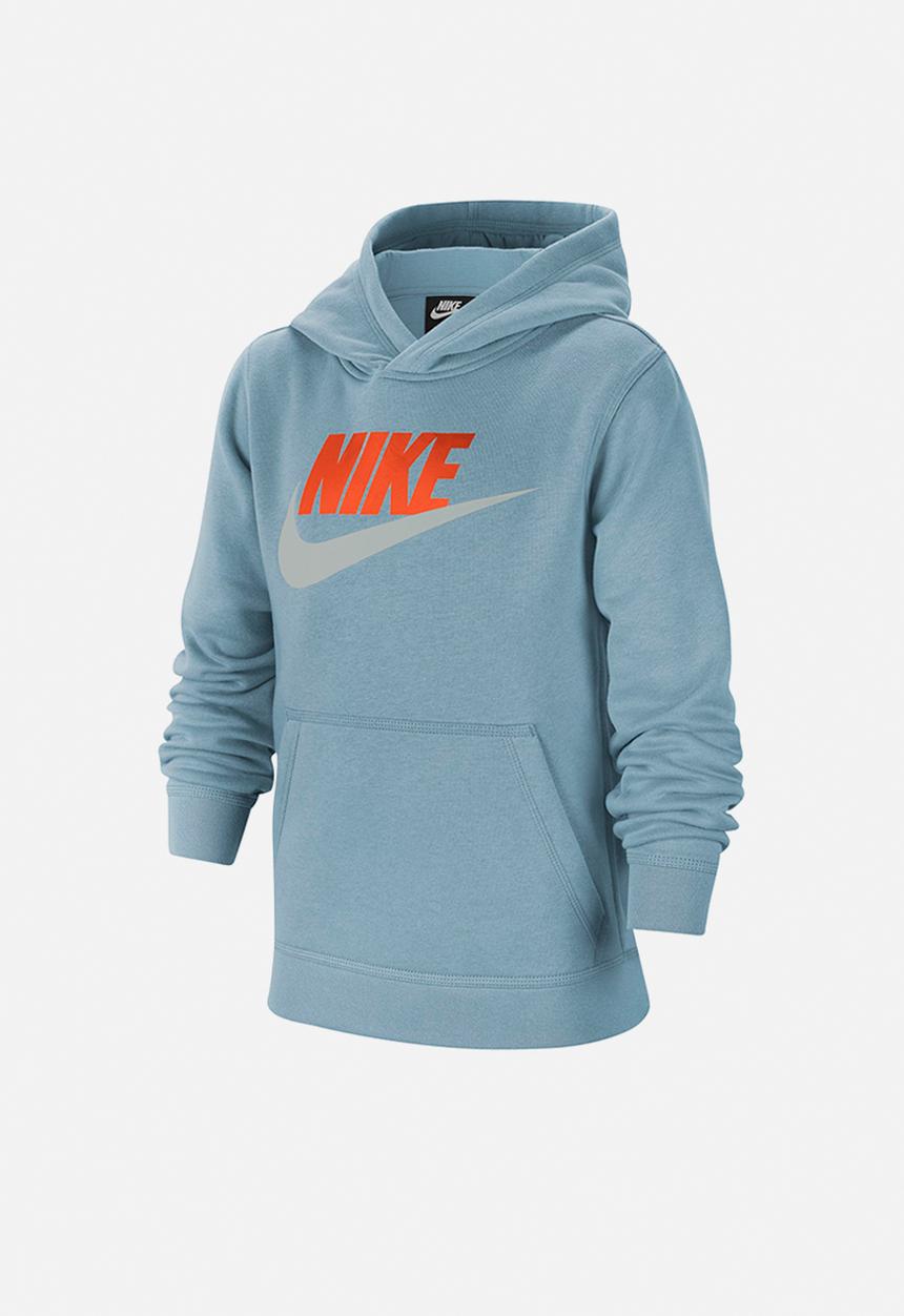 Nike - B nsw club + hbr po - worn blue/rush orange