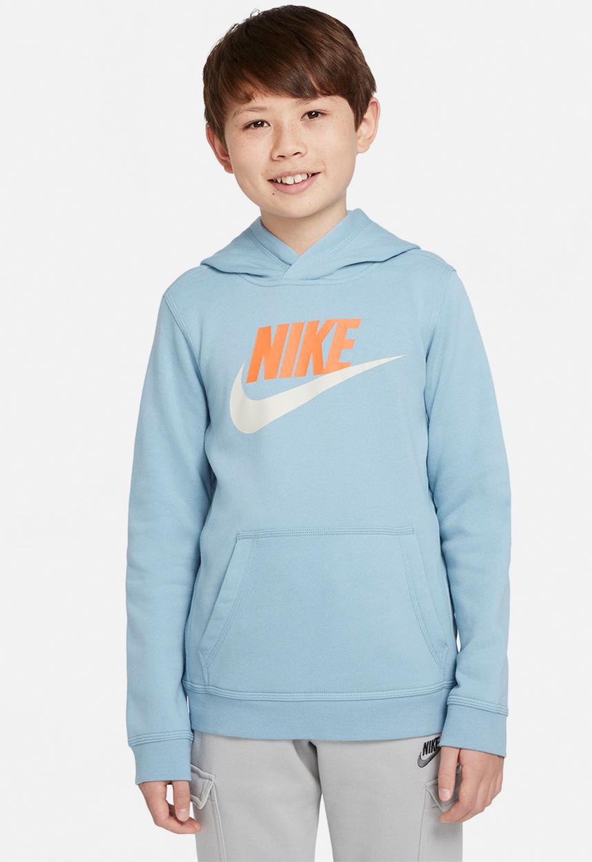 Nike - B nsw club + hbr po - worn blue/rush orange
